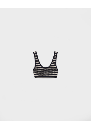 Cotton crochet crop top