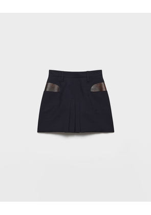 Kid mohair mini skirt