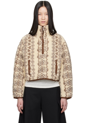 Isabel Marant Etoile Off-White & Brown Marie Jacket