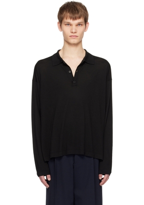 The Row Black Djon Polo