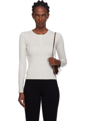 FLORE FLORE Gray Jess Longsleeve Henley