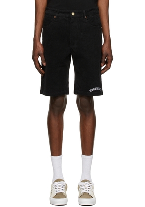 Noon Goons Black Cotton Shorts