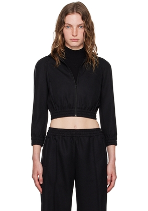 alexanderwang.t Black Logo Tape Track Jacket