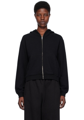We11done Black Zip Hoodie