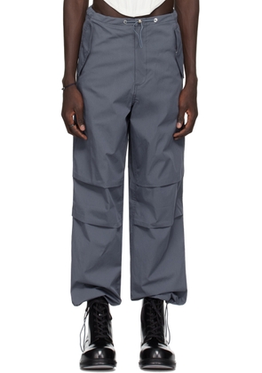 Dion Lee Gray Toggle Trousers