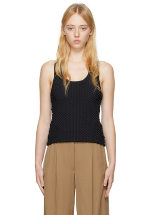 BEVZA Black Fish Scales Tank Top