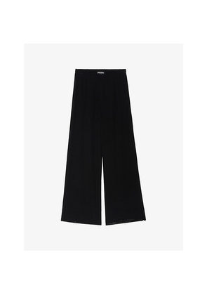 Womens Zadig&Voltaire Papel Low-Rise Woven Trousers