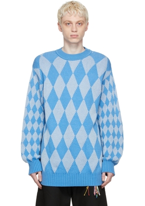 Marshall Columbia SSENSE Exclusive Blue Shradha Kochhar Edition Sweater