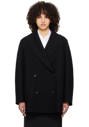 The Row Black Polli Coat