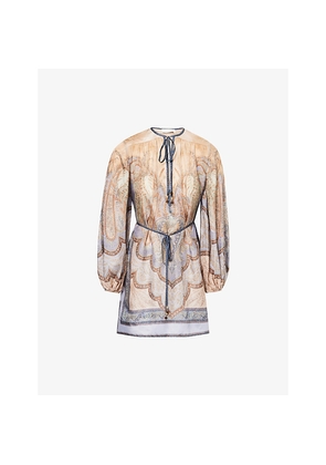Womens Zimmermann Wanderlust Silk Tunic Top
