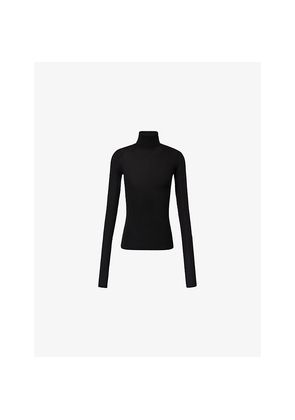 Womens The Frankie Shop Utica Turtleneck Wool and Silk Jumper