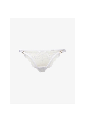 Womens Bluebella Marisa Embroidered Mesh Briefs
