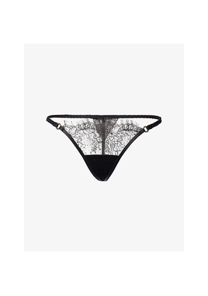 Womens Bluebella Camelia Lace Thong