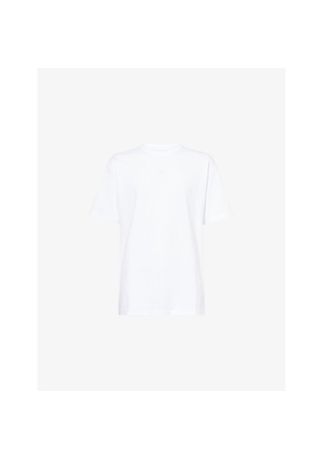 Mens Nike Essentials Logo-Embroidered Cotton-Jersey T-Shirt