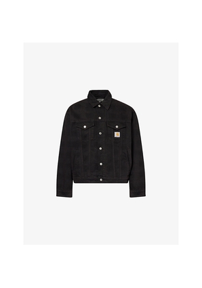 Mens Carhartt WIP Everson Trucker Relaxed-Fit Denim Jacket