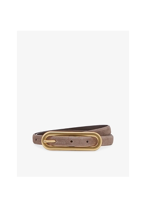 Womens Reiss Chaya Suede Buckle Belt