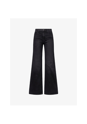 Womens Paige Sofia Mid-Rise Flared Denim Jeans