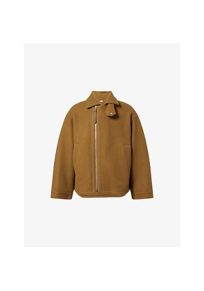 Mens JW Anderson Fireman Double-Faced Wool-Cashmere Blend Jacket