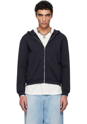 Acne Studios Navy Zipper Hoodie