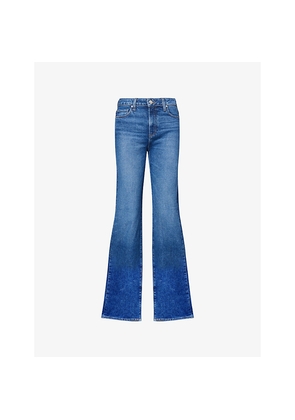 Womens Paige Sofia Mid-Rise Flared Denim Jeans