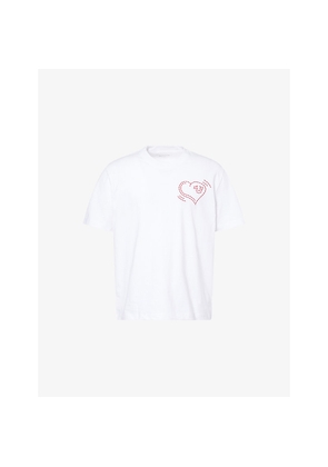 Mens True Religion Puff Cat Graphic-Print Cotton T-Shirt