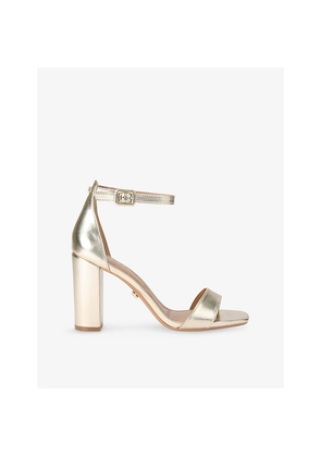 Womens Carvela Regatta Faux-Leather Heeled Sandals