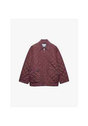Womens Prada Re-Nylon Blouson Quilted Shell Jacket