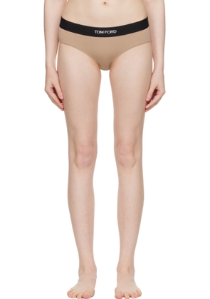 TOM FORD Beige Modal Signature Briefs