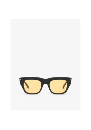 Womens Gucci Gg1365S Rectangle-Frame Acetate Sunglasses