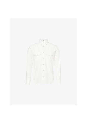 Mens Tom Ford Western Slim-Fit Cotton Shirt