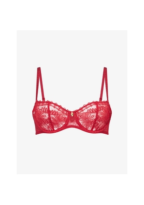 Womens Aubade Mystery Of Love Half Cup Lace Bra