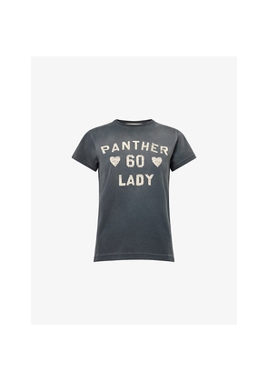 Womens Valentino Garavani Printed Short-Sleeves Cotton-Jersey T-Shirt