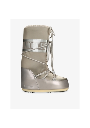 Womens Moon Boot Icon Glance Metallic Shell Boots