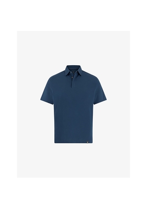 Mens Boggi High-Performance S-Cafè® Yarn Cotton Piqué Polo Shirt