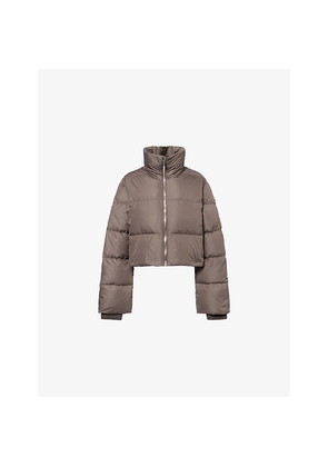 Womens Rick Owens x Moncler Cropped Cyclopic Shell-Down Jacket