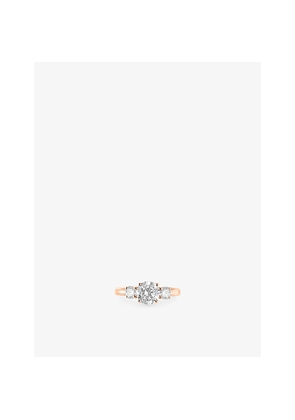 The Diamond Lab Timeless Brillant-Cut 18ct Rose-Gold and 1.99ct Lab-Grown Diamond Ring