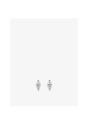 The Diamond Lab Timeless Marquise-Cut 18ct Yellow-Gold and 2.02ct Lab-Grown Diamond Stud Earrings