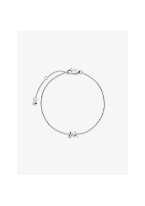 Womens Monica Vinader Initial M Sterling-Silver Bracelet