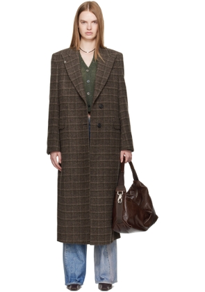 OUR LEGACY Brown Manta Coat