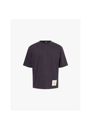 Mens Jacquemus Torneo Brand-Patch Cotton-Jersey T-Shirt