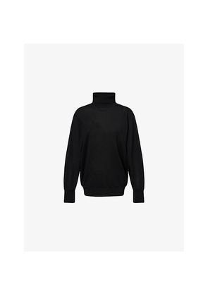 Womens Toteme Turtleneck Relaxed-Fit Wool Jumper