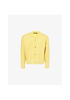 Mens Jacquemus Doppio Knitted Merino-Wool Cardigan