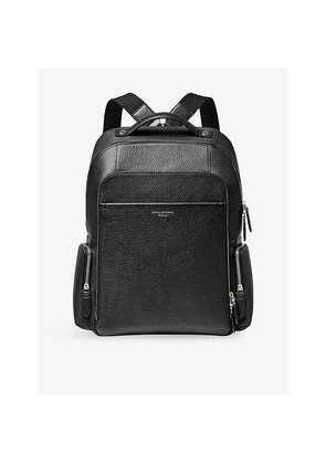 Aspinal Of London Zipped Leather Backpack