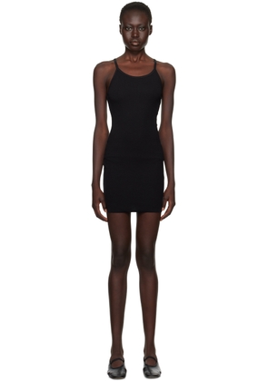 ÉTERNE Black Tank Minidress