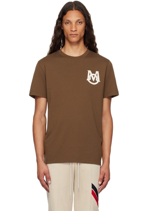 Moncler Brown Appliqué T-Shirt