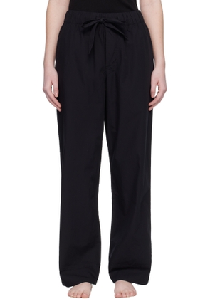 Tekla Black Poplin Pyjama Pants