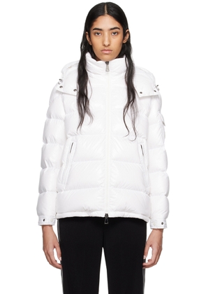 Moncler White Maire Short Down Jacket