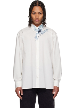 Dries Van Noten Off-White Loose Cotton Shirt