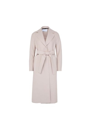 Maxi coat in pressed wool