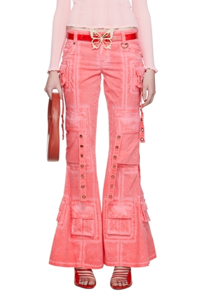 Blumarine SSENSE Exclusive Pink Trousers